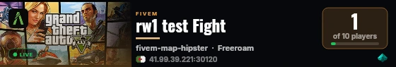 rw1 test Fight live status badge