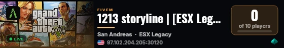1213 storyline | [ESX Legacy] live status badge