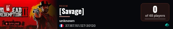 [Savage] live status badge