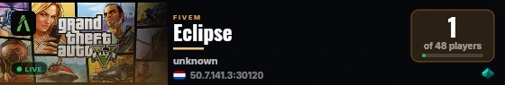 Eclipse live status badge