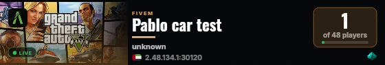 Pablo car test  live status badge