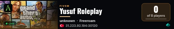 Los Santos Roleplay live status badge