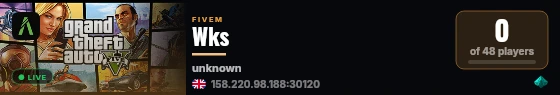 Wks live status badge