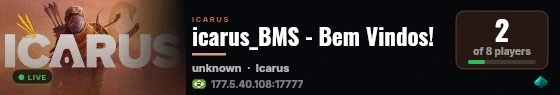 icarus_BMS - Bem Vindos! live status badge