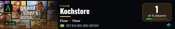 Kochstore live status badge