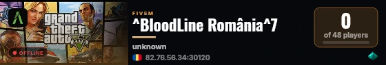 ^BloodLine România^7 live status badge