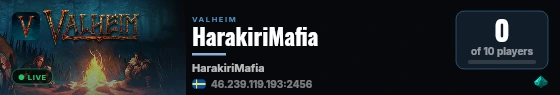 HarakiriMafia live status badge