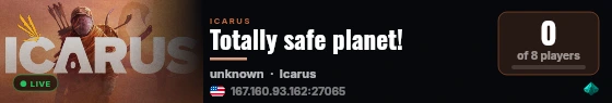 Totally safe planet! live status badge