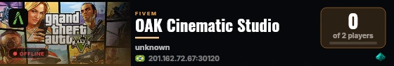 OAK Cinematic Studio live status badge