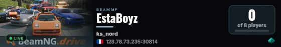 EstaBoyz live status badge