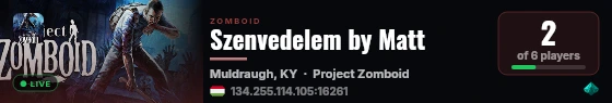 Szenvedelem by Matt live status badge