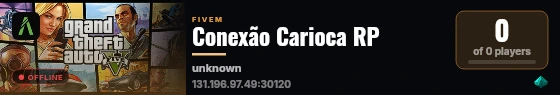 Conexão Carioca RP live status badge