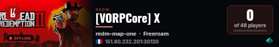 [VORPCore] X live status badge