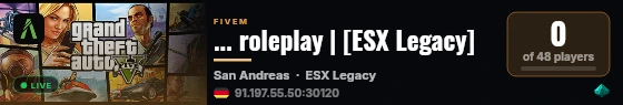 ... roleplay | [ESX Legacy] live status badge