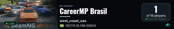 CareerMP Brasil live status badge