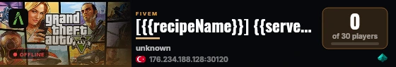 [{{recipeName}}] {{serverName}} live status badge