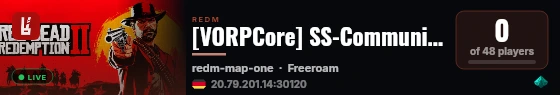 [VORPCore] SS-Community live status badge