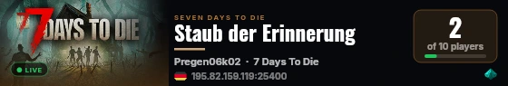 Staub der Erinnerung live status badge