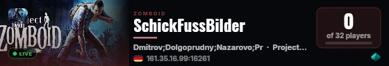 SchickFussBilder live status badge