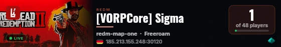 [VORPCore] Sigma live status badge
