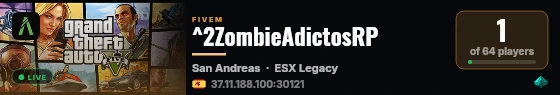 ^2ZombieAdictosRP live status badge