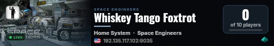 Whiskey Tango Foxtrot live status badge