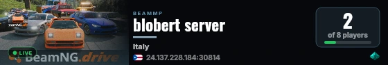 blobert server live status badge