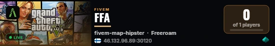 FFA live status badge