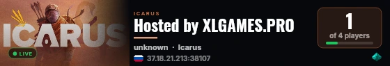 Hosted by XLGAMES.PRO live status badge