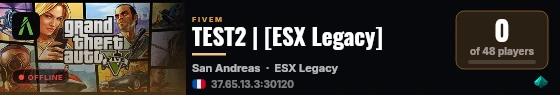 TEST2 | [ESX Legacy] live status badge