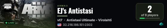 EJ's Antistasi live status badge