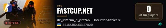 FASTCUP.NET live status badge
