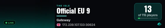 Official EU 9 live status badge