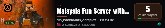 Malaysia Fun Server with Bot live status badge