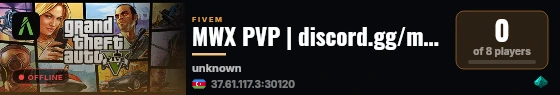 MWX PVP | discord.gg/mwxpvp live status badge
