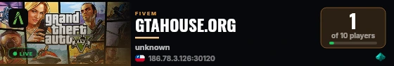 GTAHOUSE.ORG live status badge