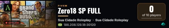 Zero18 SP FULL live status badge