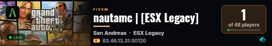nautamc | [ESX Legacy] live status badge