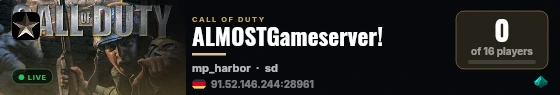 ALMOSTGameserver! live status badge