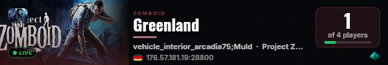 Greenland live status badge