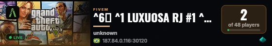 ^6↭ ^1 LUXUOSA RJ #1 ^6↭ ^3#VAGAS PARA TUDO ^6↭ ^9#ENTRE AGORA! 😈 live status badge
