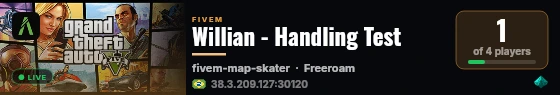 Willian - Handling Test live status badge