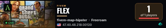 FLEX live status badge
