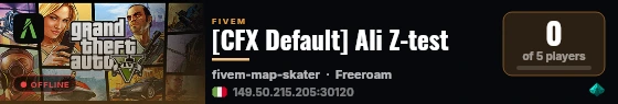 [CFX Default] Ali Z-test live status badge