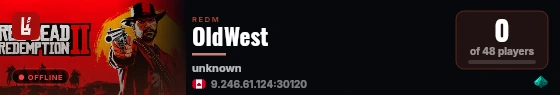 OldWest live status badge