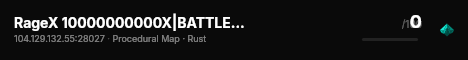 RageX 10000000000X|BATTLEFIELD|PVP|CLANS|MINIS|KITS| live status badge