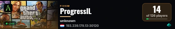 ProgressIL live status badge