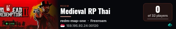 Medieval RP Thai live status badge