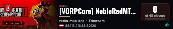 [VORPCore] NobleRedMTest live status badge