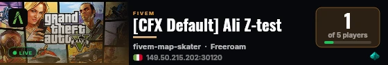 [CFX Default] Ali Z-test live status badge